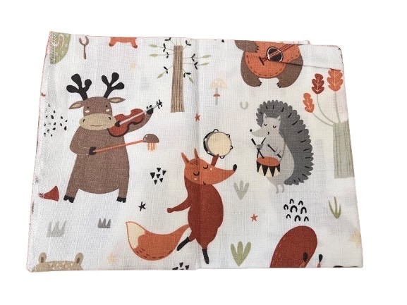 Lillo&Pippo muslin pelena 75x75cm, Muzičari 