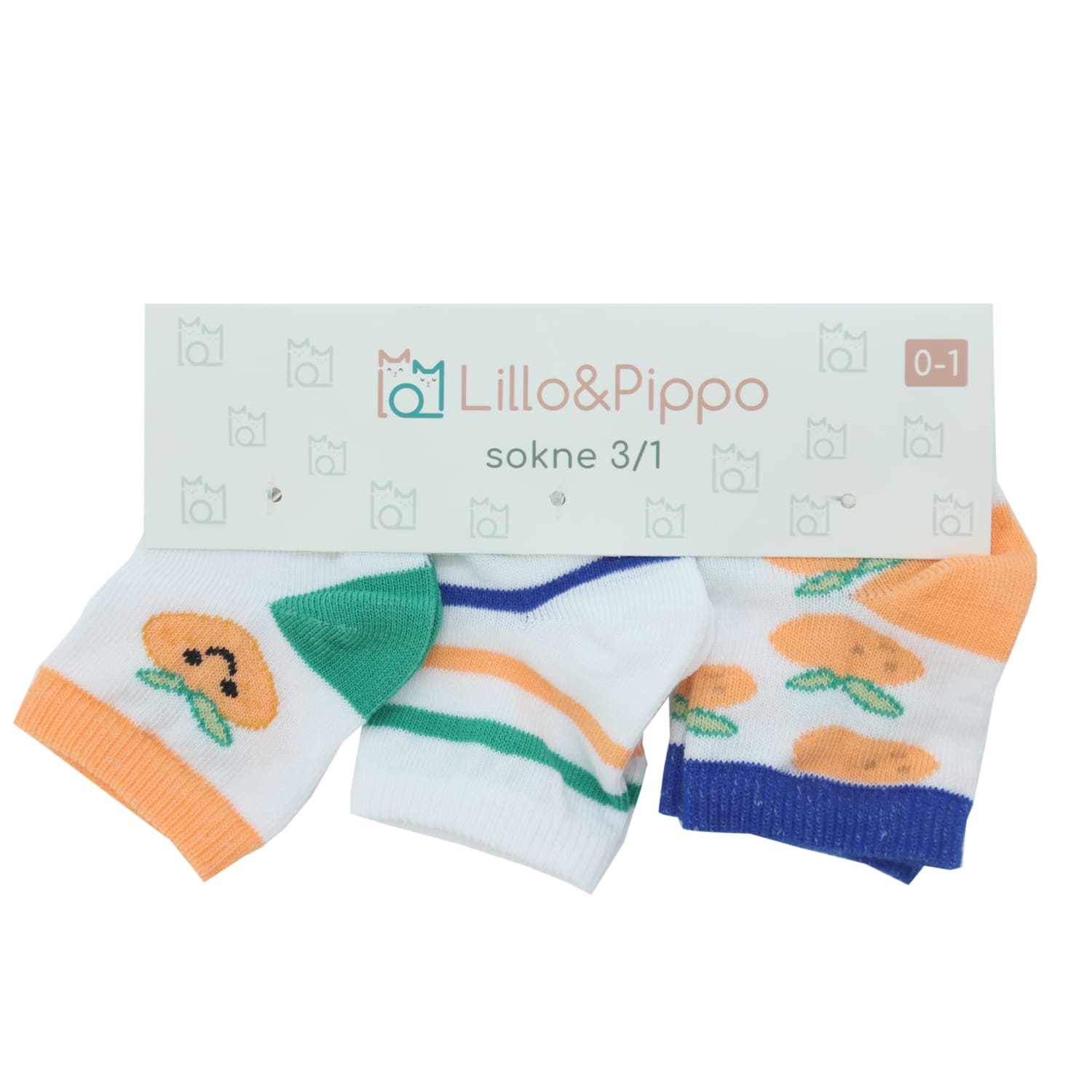 Lillo&Pippo sokne 3/1, devojčice