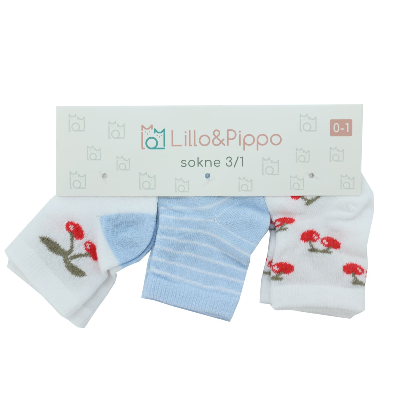 Lillo&Pippo sokne 3/1, devojčice