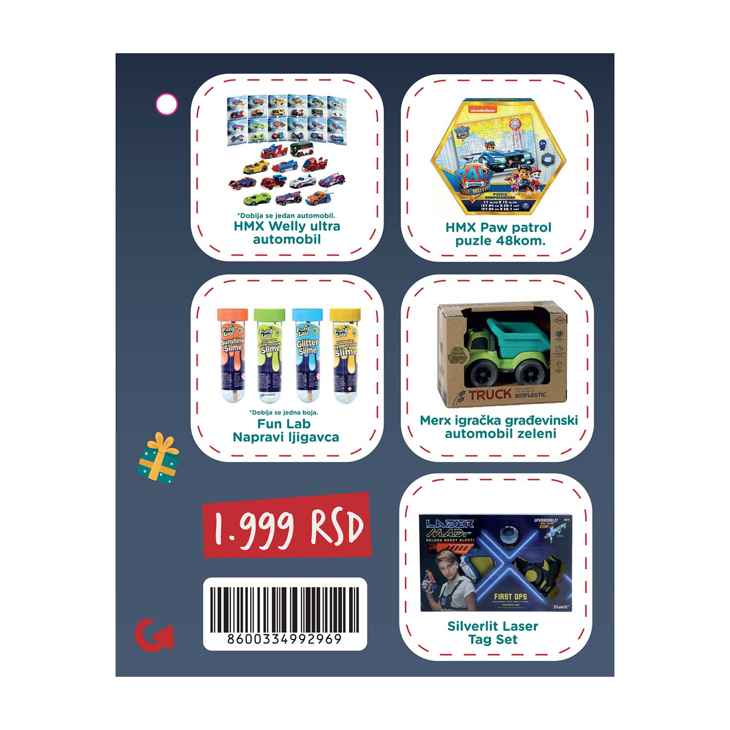 Ng paketići za dečake 3-5 god 1999 rsd
