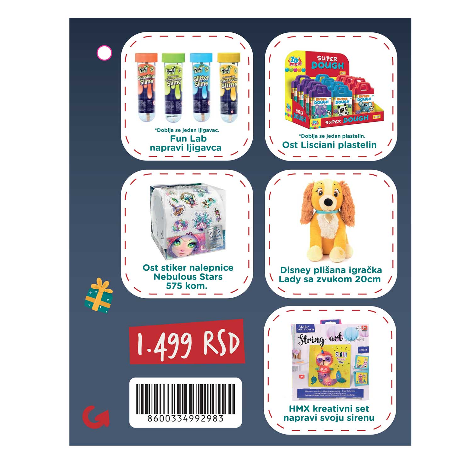 Ng paketići za devojčice 3-5 god 1499 rsd 