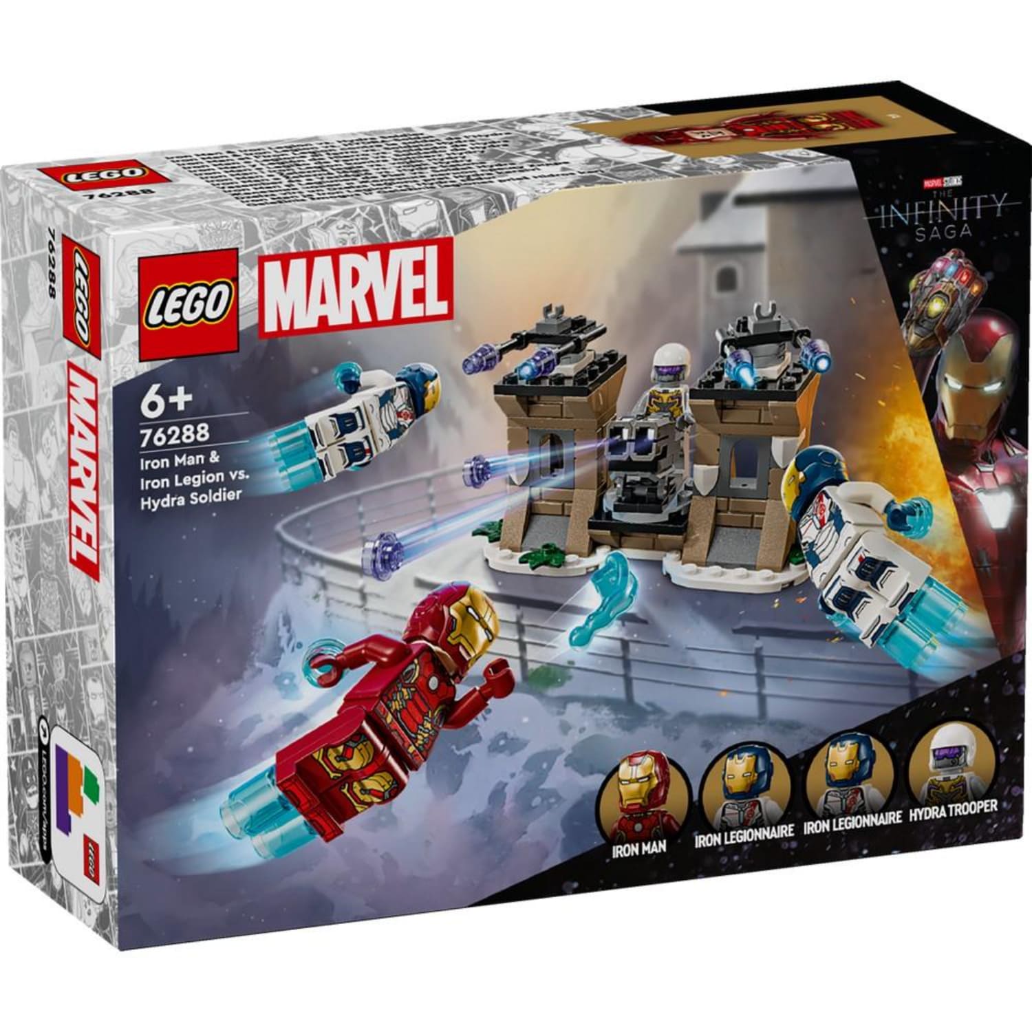 Lego heroes iron man and iron legion vs soldier 