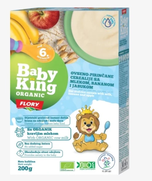Baby King ovs-pir. cer sa ban i jab organic 200g
