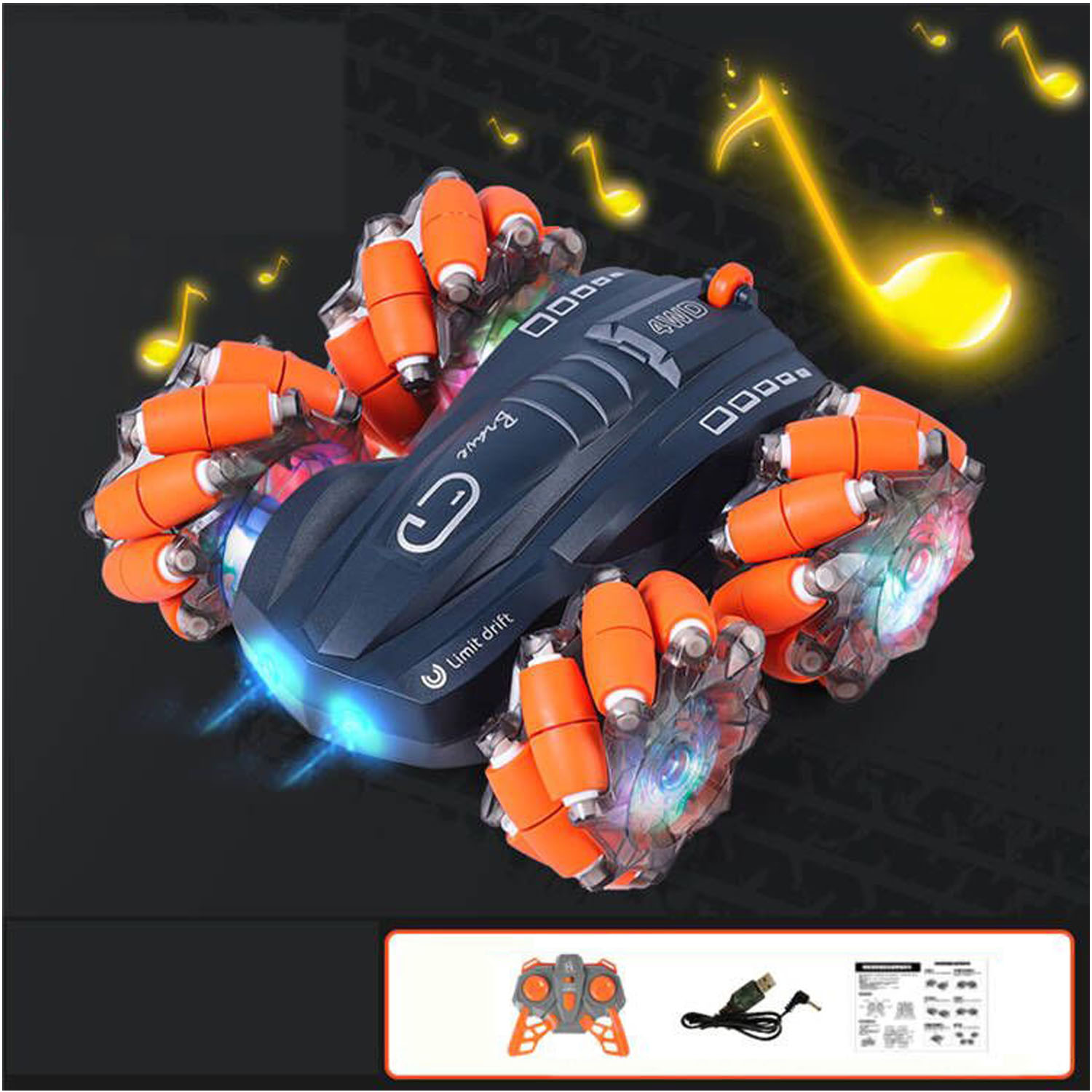 HK Mini R/C automobil sa muzikom i svetlom 