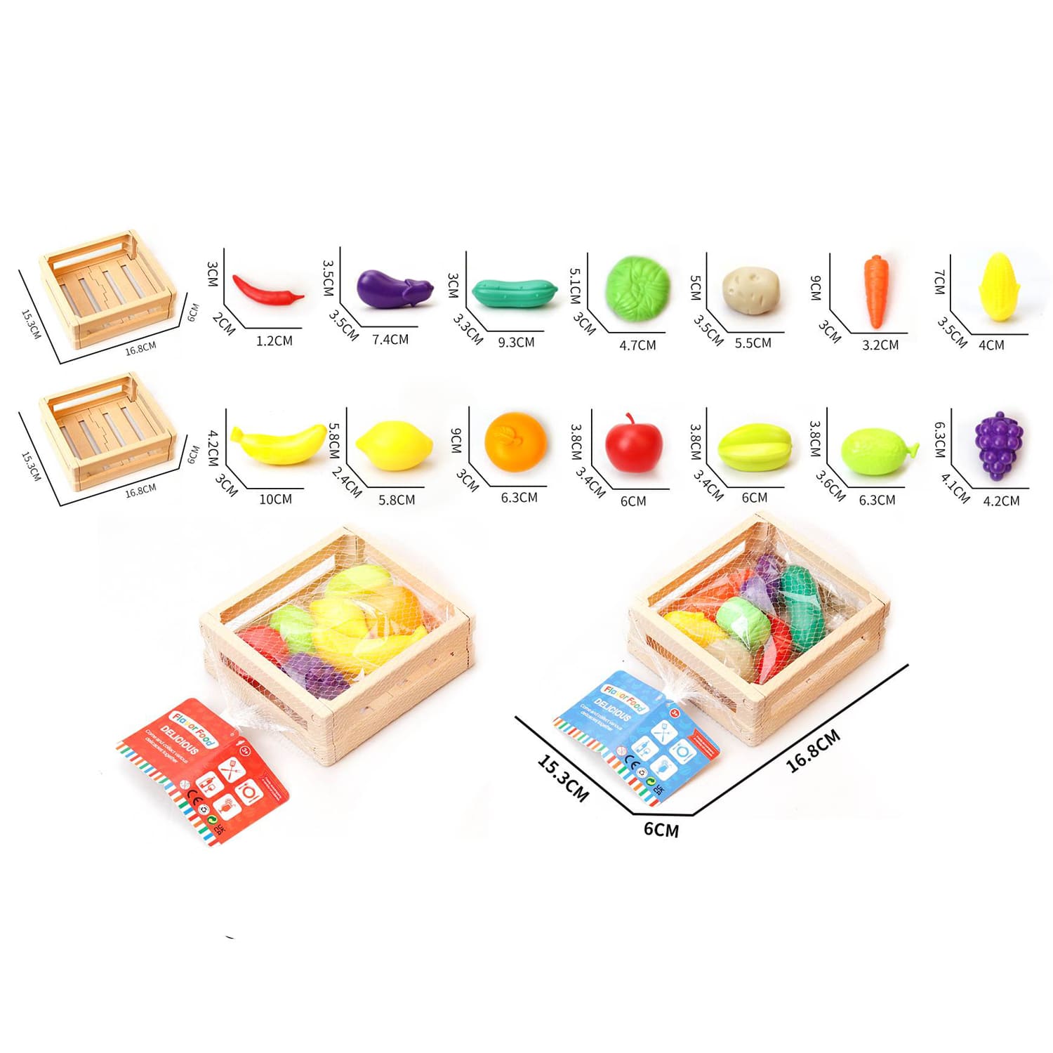 HK Mini igračka set povrća i voća 
