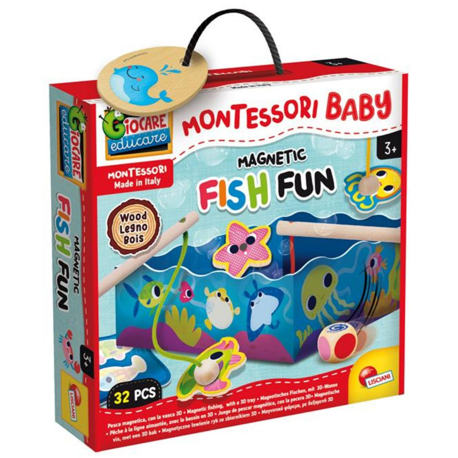 Montesori edukativna kutija fish fun lisciani