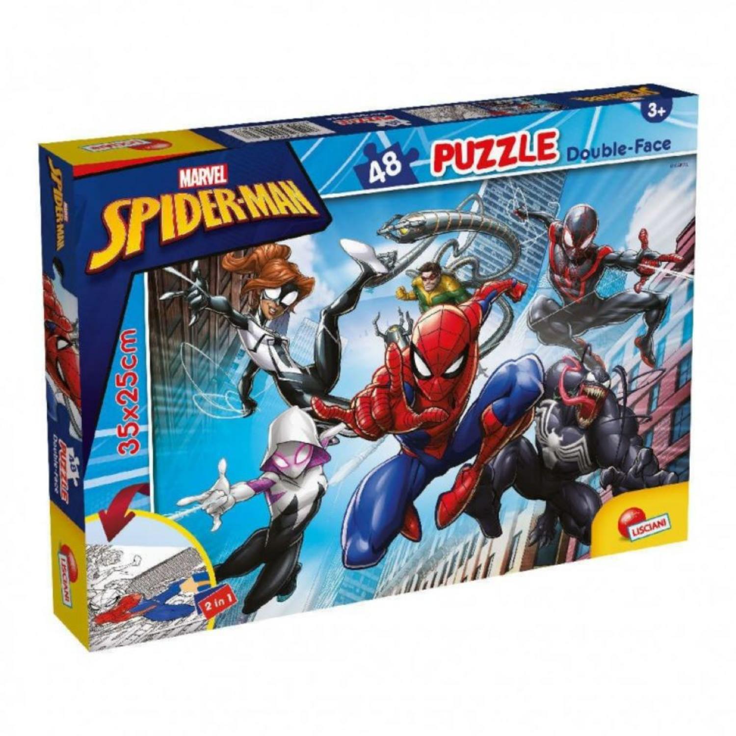 Slagalica  marvel spiderman 2u1 slozi i oboji 