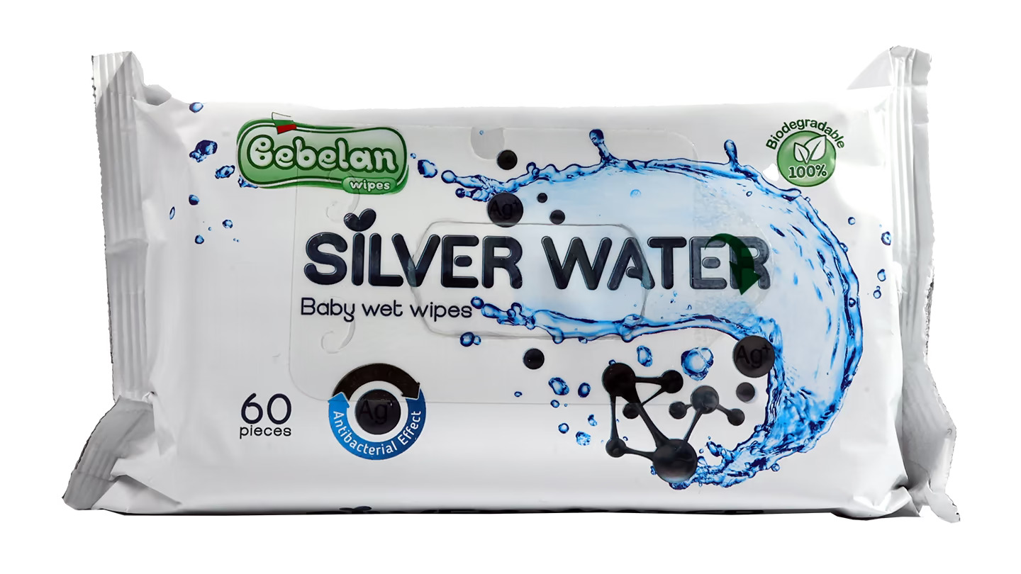 Bebelan silver vlažne maramice 60 kom 