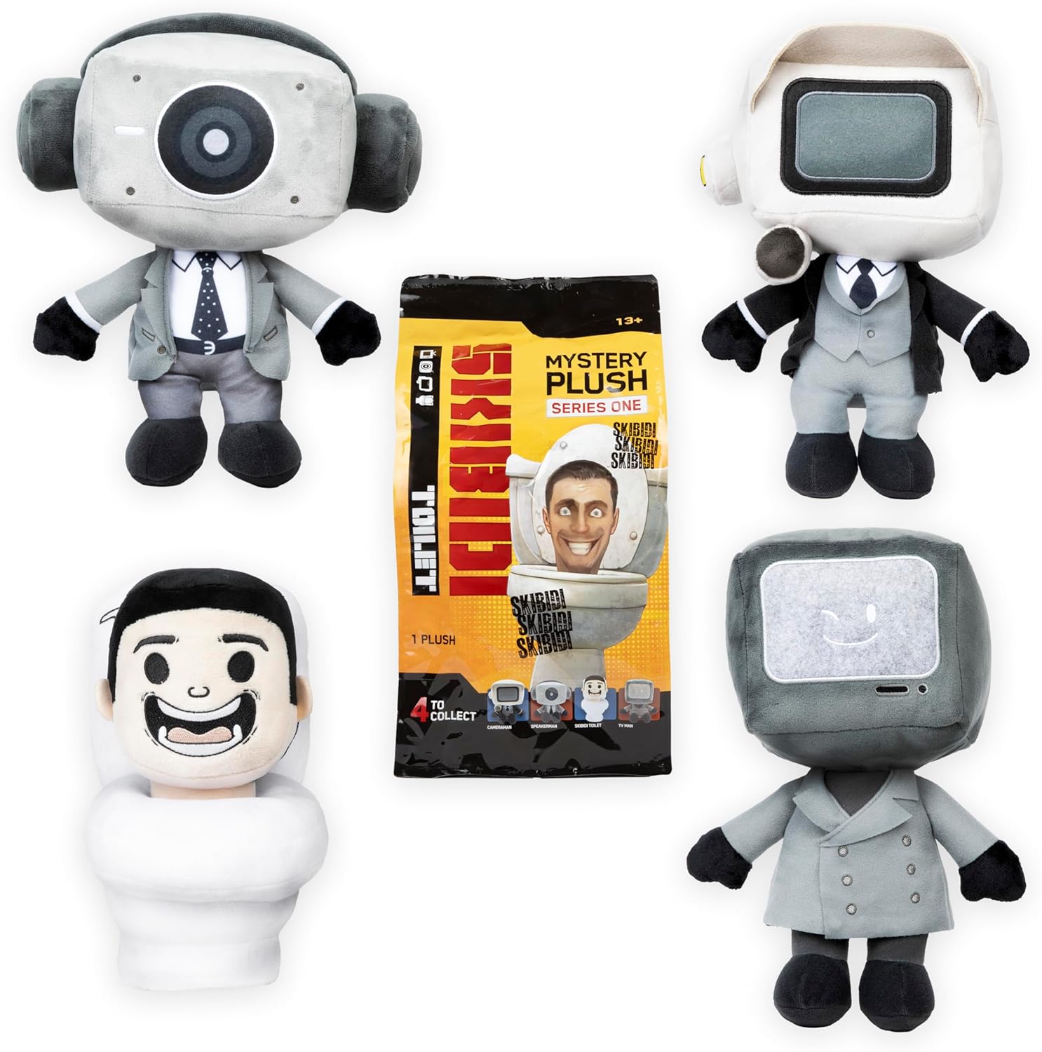 Skibidi toilet mystery plush 