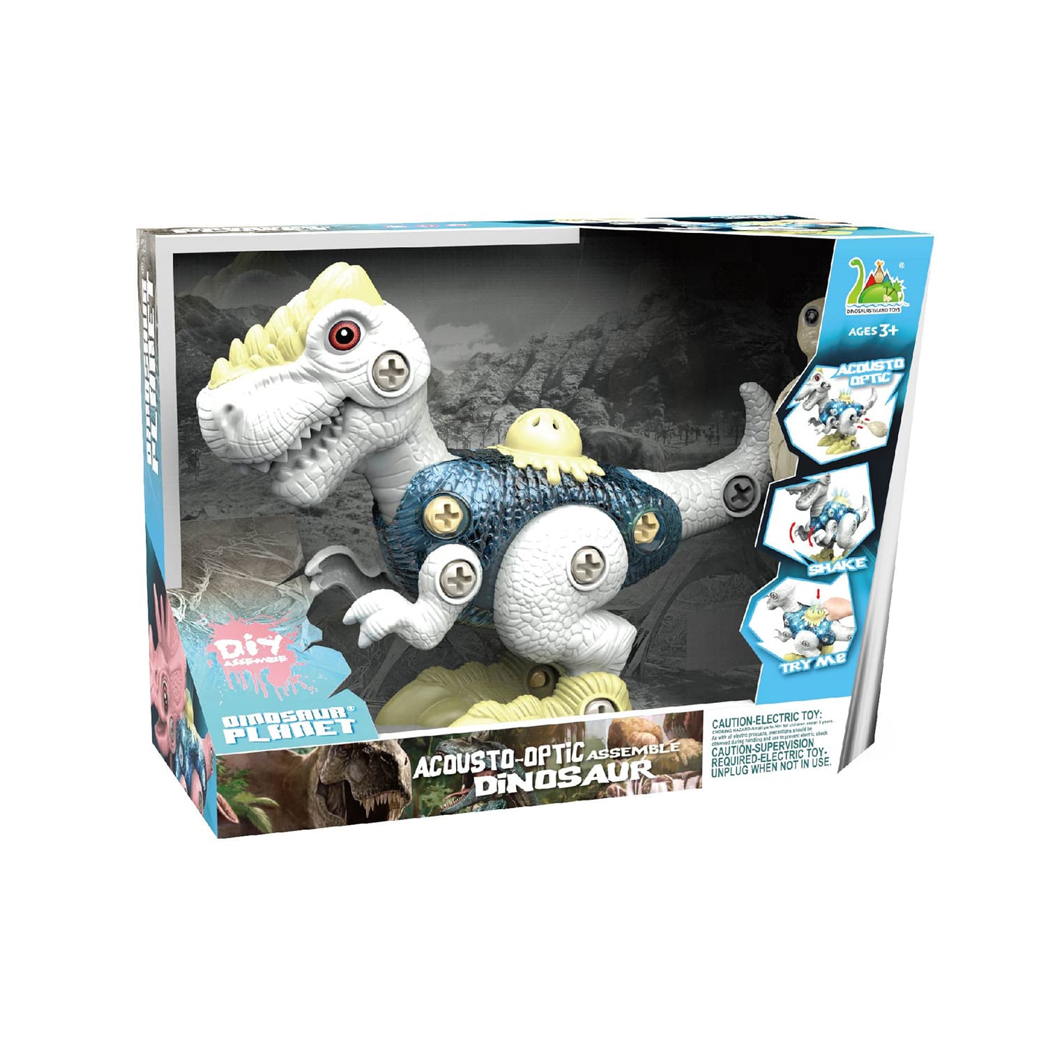 Cute&Cool dinosaurus uradi sam, beli 