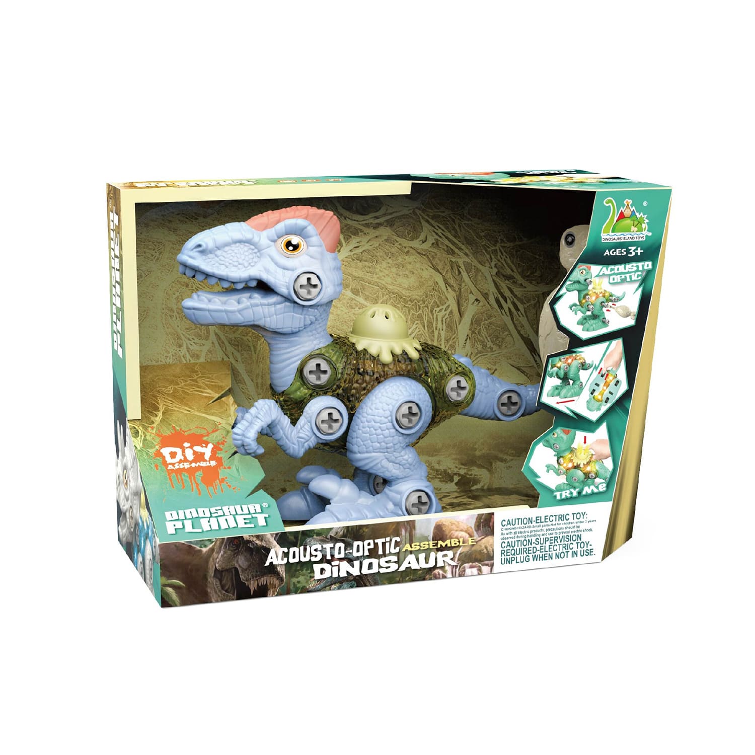 Cute&Cool dinosaurus uradi sam, plavi 