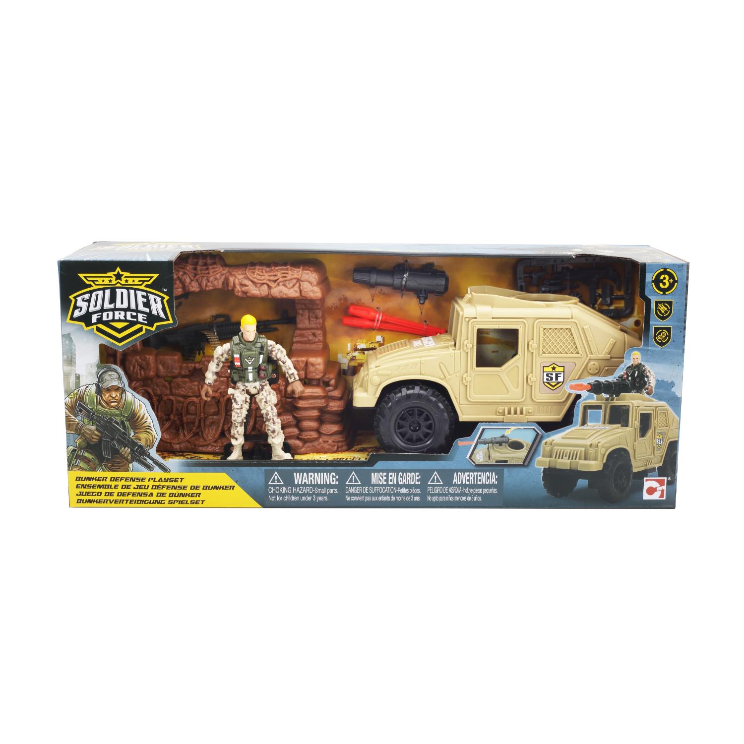 Chap mei soldier force odbrana bunkera atv playset