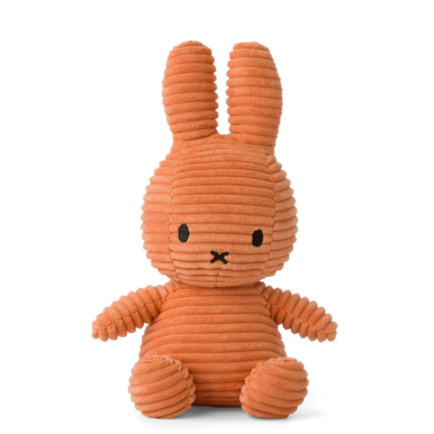 Miffy plišani zeka Eco Corduroy 23cm Pumpkin