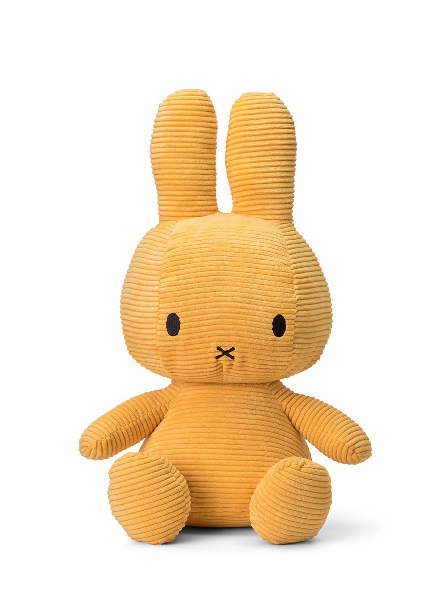 Miffy plišani zeka Eco Corduroy 33cm Yellow