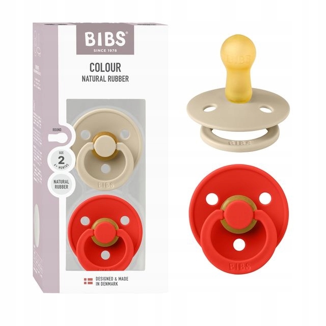 Bibs laža Vanilla / Candy Apple veličina 2 