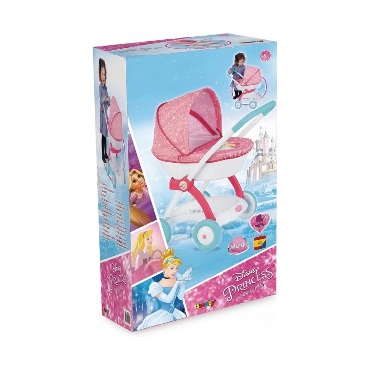 Smoby Disney Princess kolica za lutke 