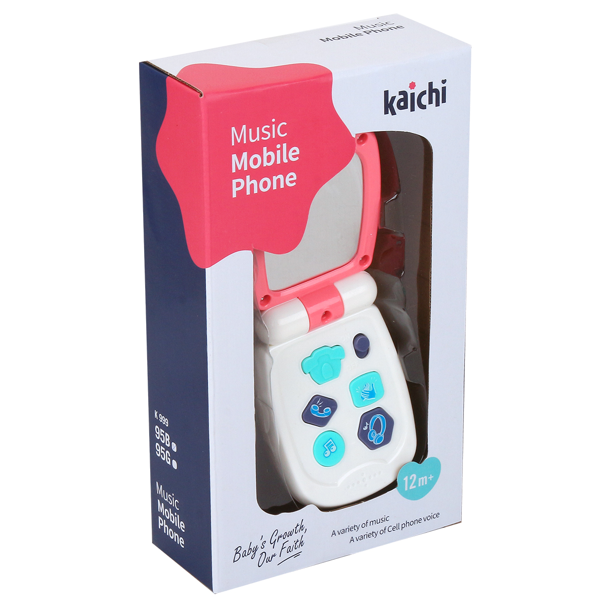 Hk Mini igračka muzički mobilni telefon roze