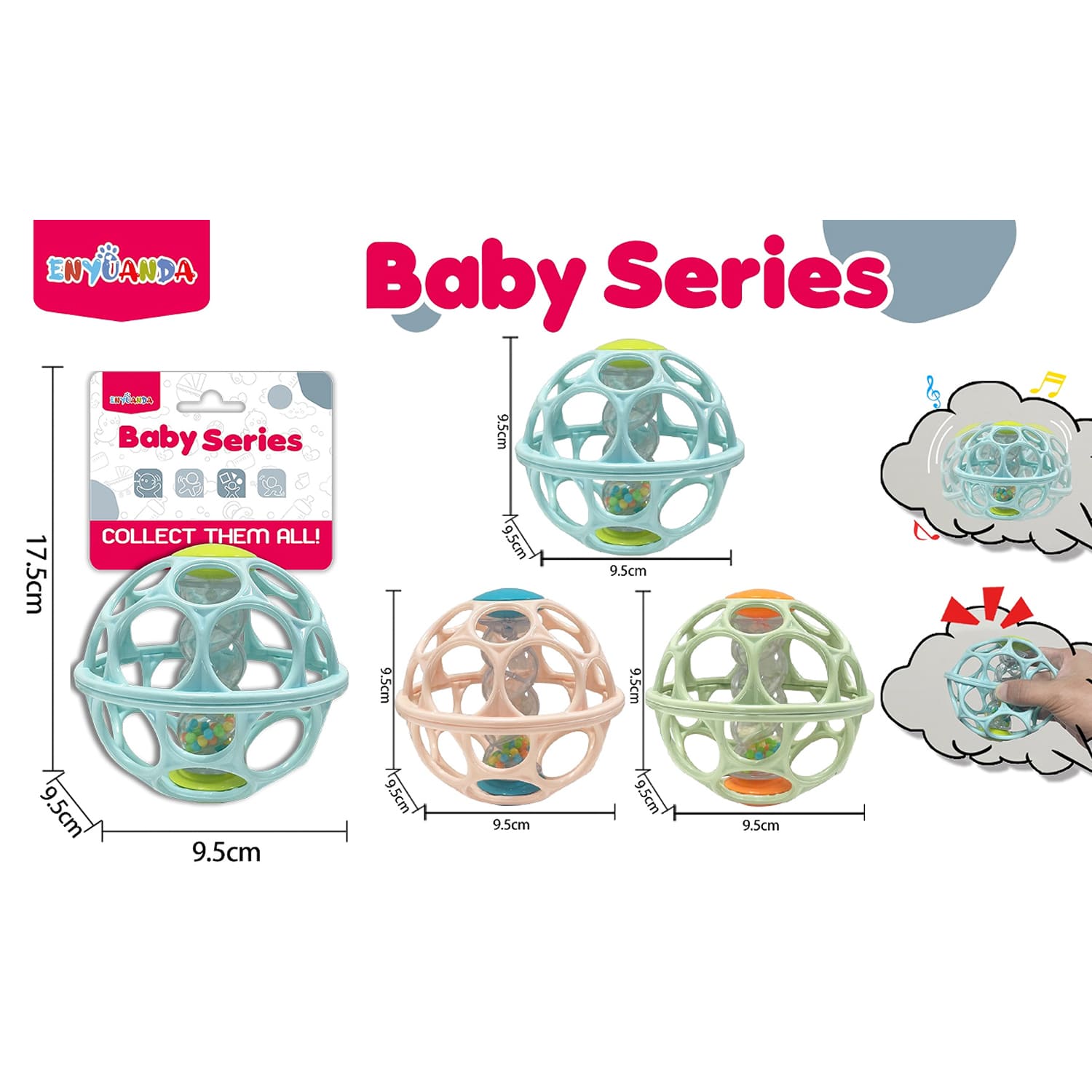 Hk Mini zvečka za bebe