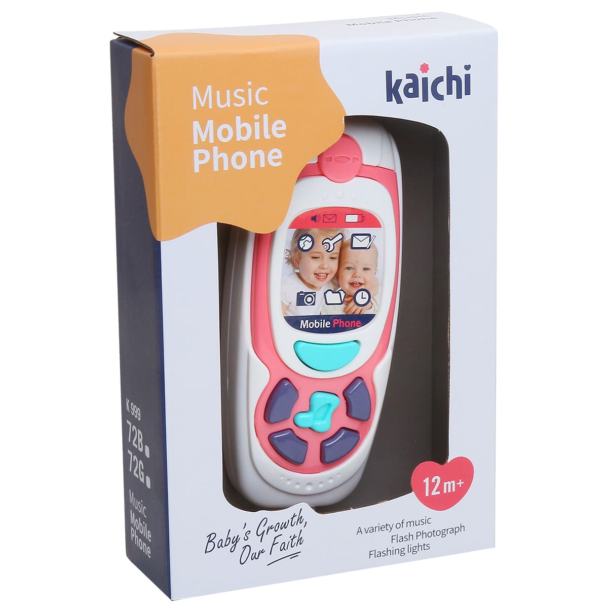 Hk Mini igračka muzički mobilni telefon, roze 