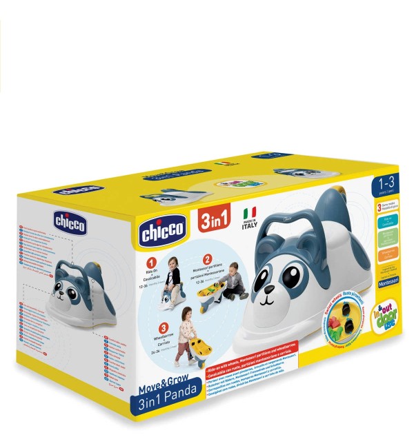 Chicco 3 u 1 guralica Panda belo, plava 