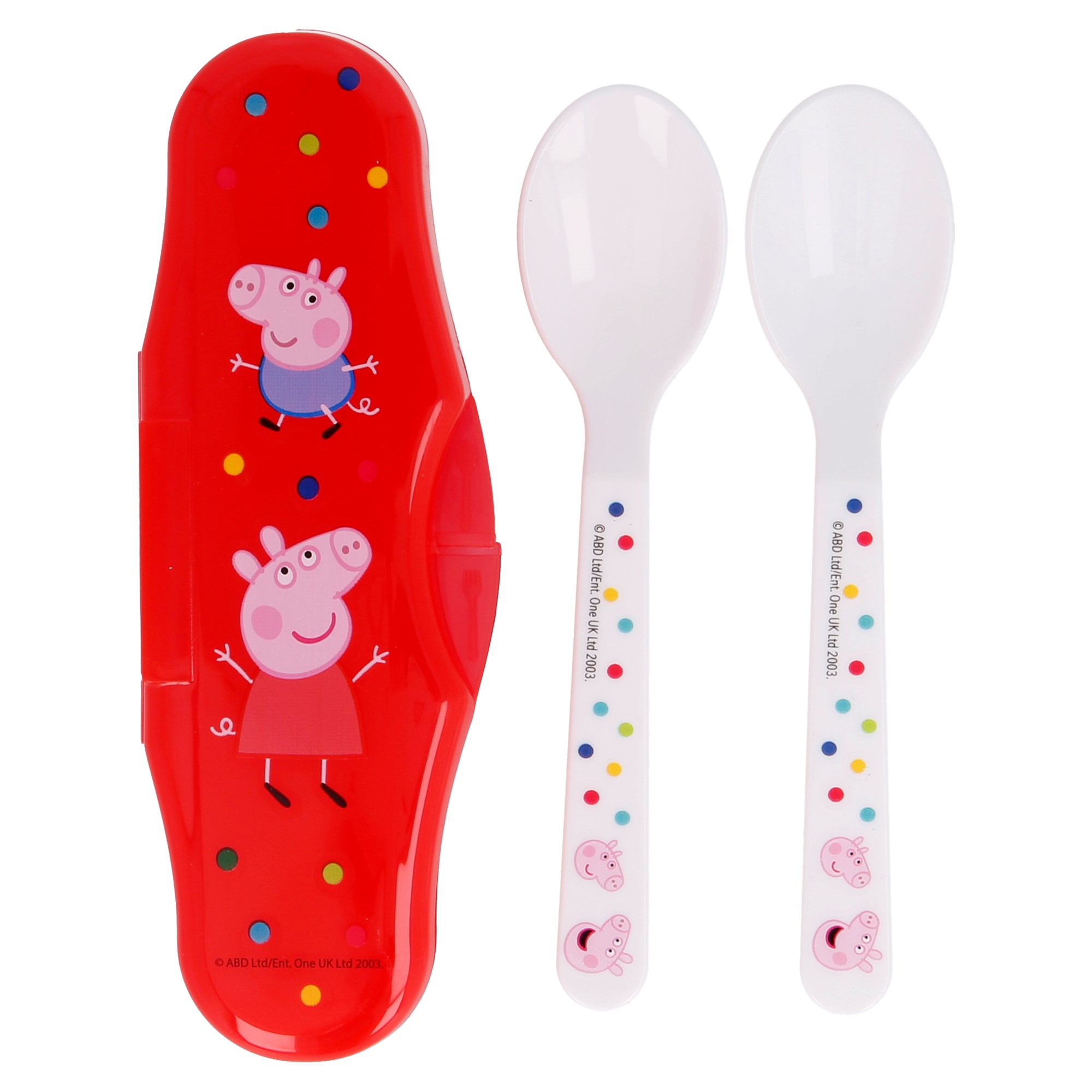 Stor plastična kašičica sa kutijom 2/1 Peppa Pig 