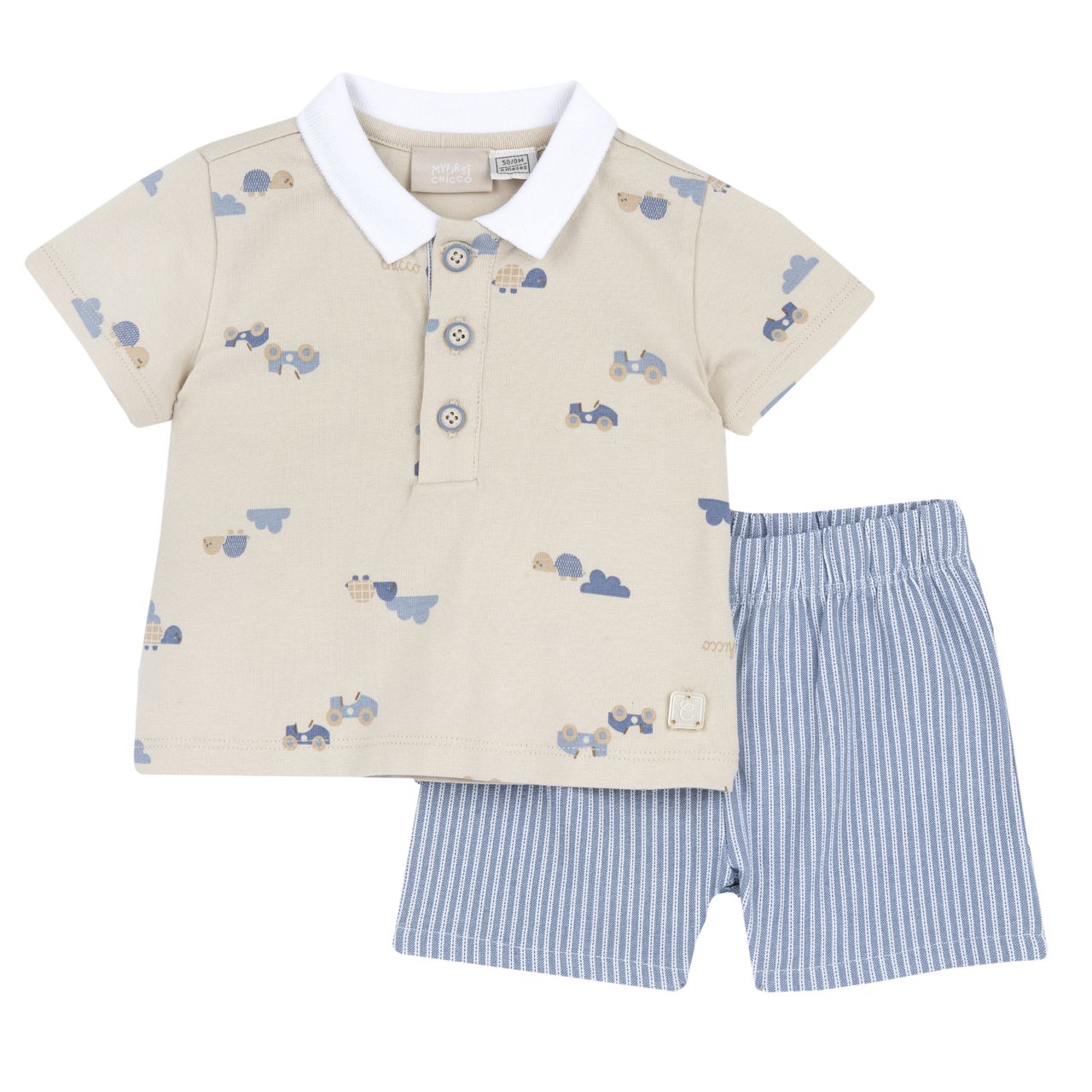 Chicco komplet 2/1 (majica kr, šorts), dečaci