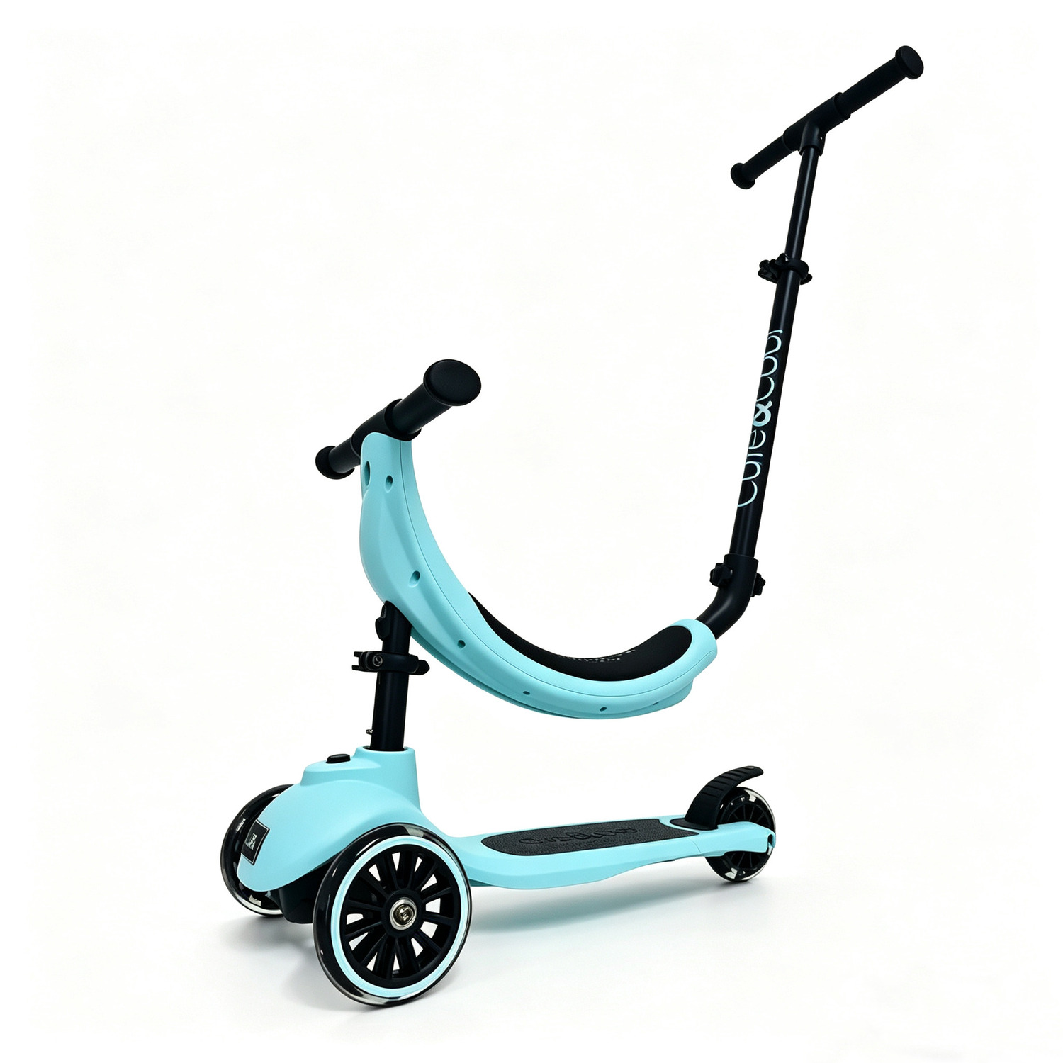 Cute&cool Mini Deluxe Scooter 4 in 1, Turquoise