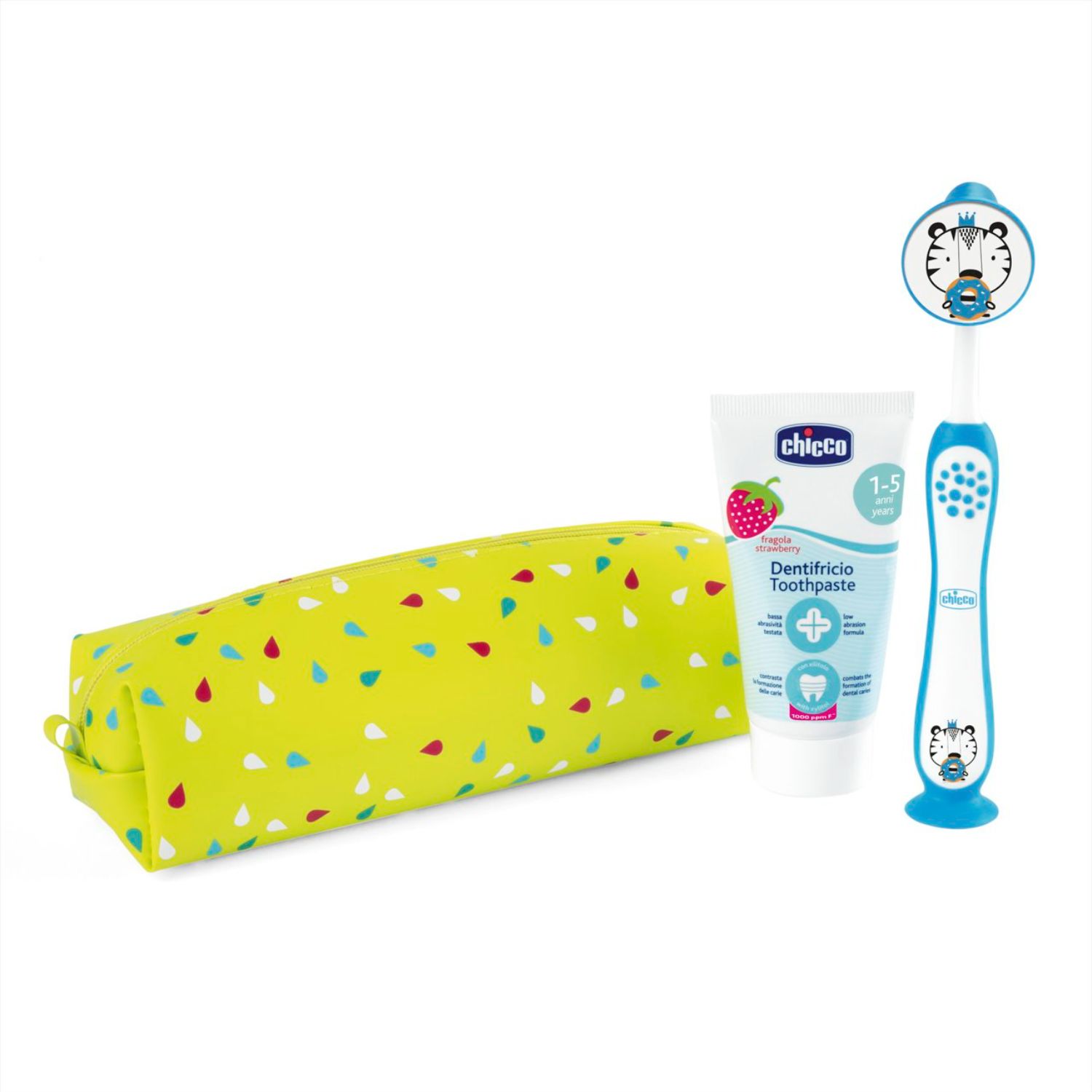 Chicco set za pranje zuba 36m+,tiger 