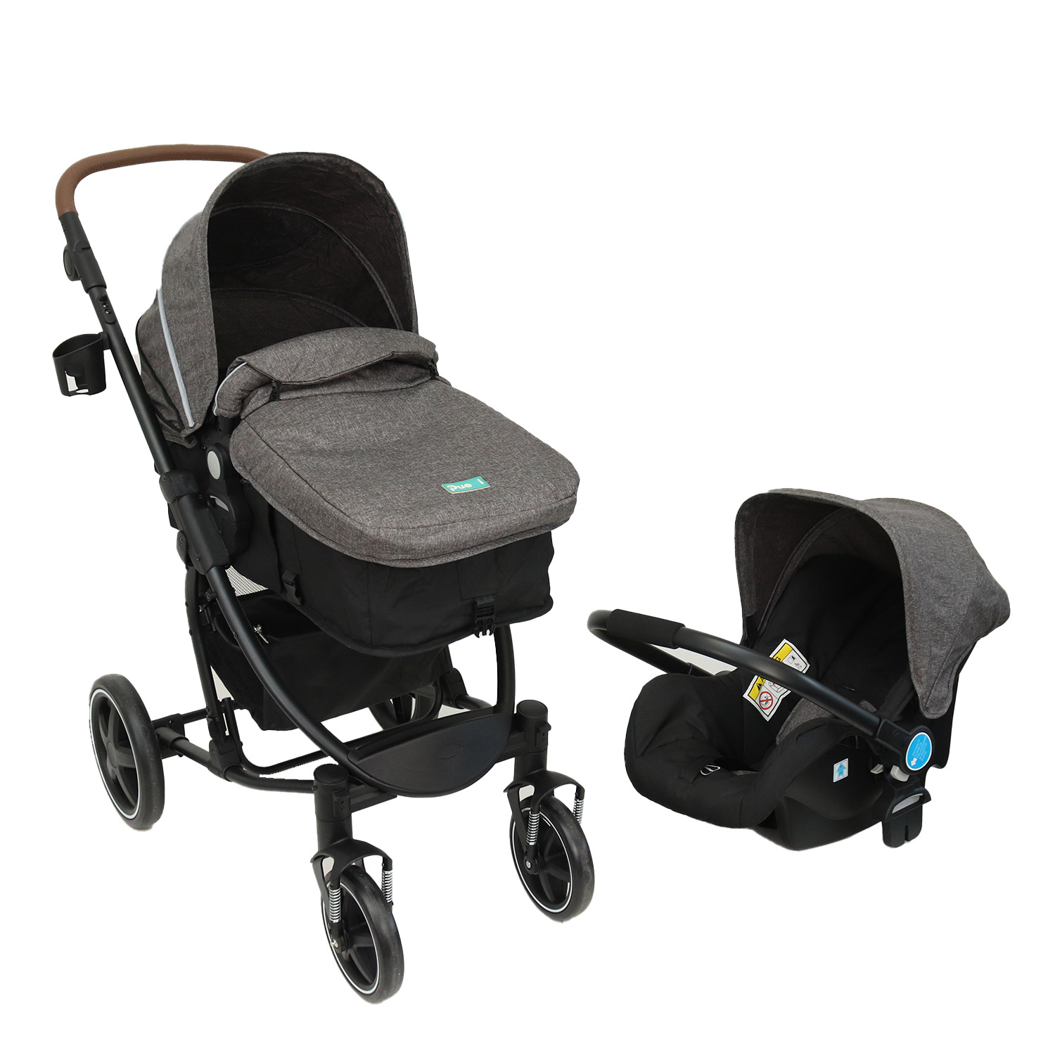 Puerri duo sistem Baby Move, siva