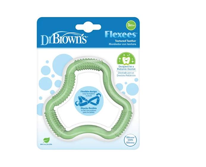 Dr.Browns savitljiva glodalica za zube zelena 