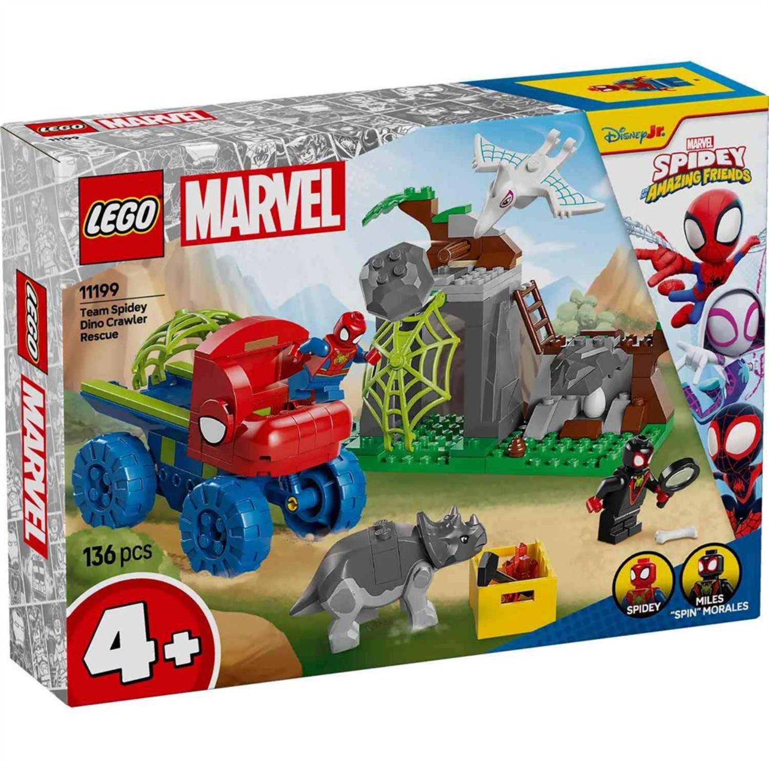 Lego spidey team spidey dino crawler rescue