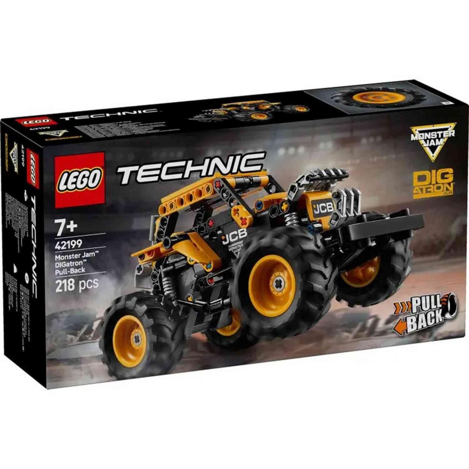 Lego technic monster jam digatron pull-back