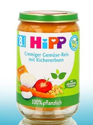 Hipp bio kašica povrće-pirinač sa leblebijama 220g 
