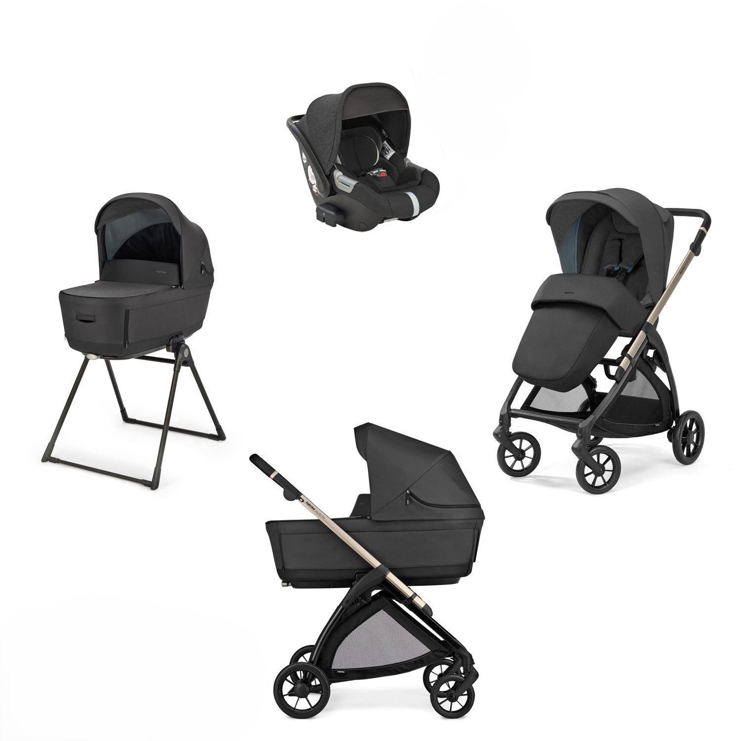 Inglesina trio sistem Electa Darwin25, Upper Black