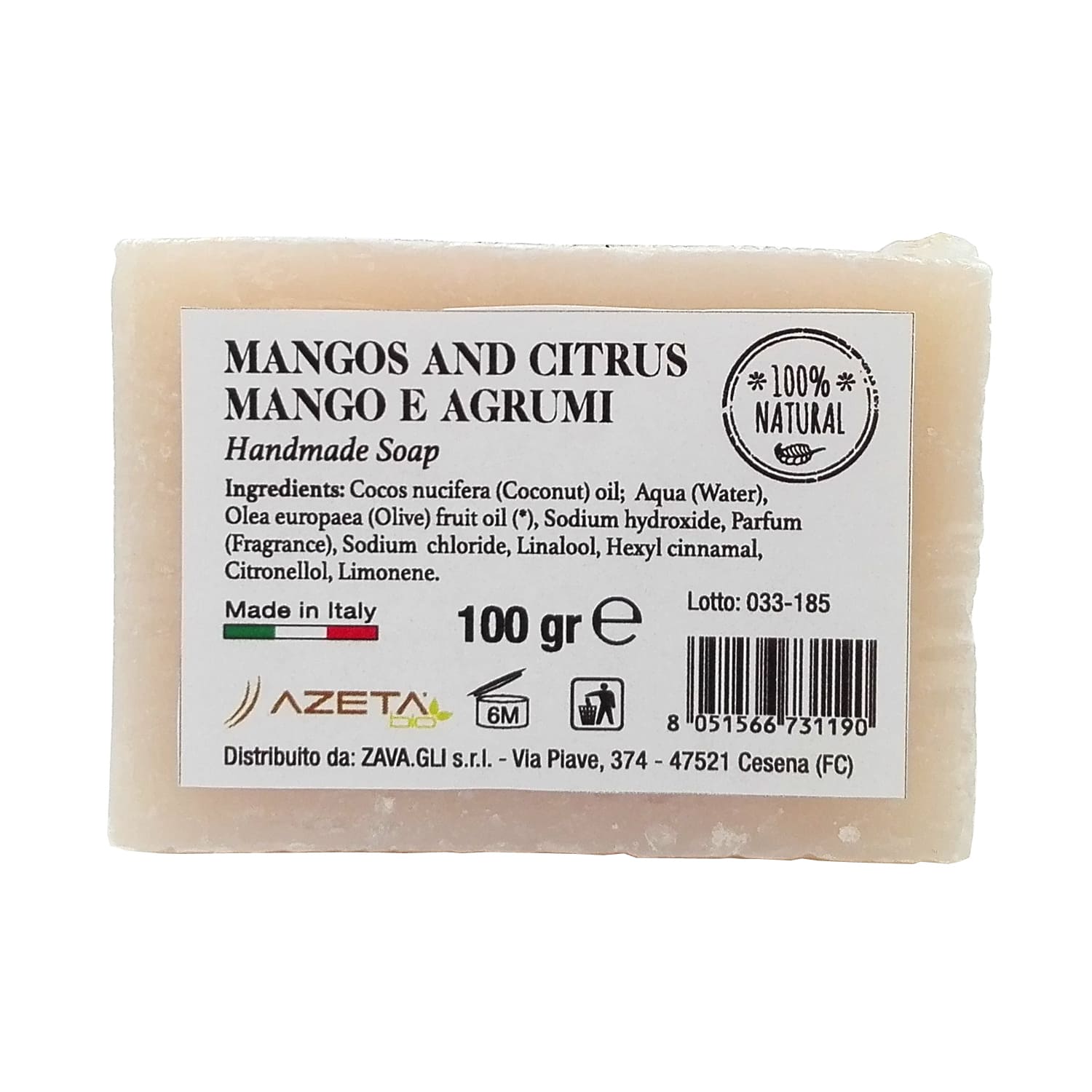 Azeta Bio org.bebi sapun - mango i citrus0m+,100gr