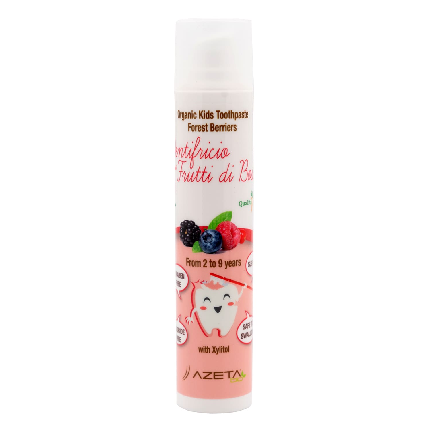 Azeta Bio org.pasta za zube šumsko voće2-9god,50ml