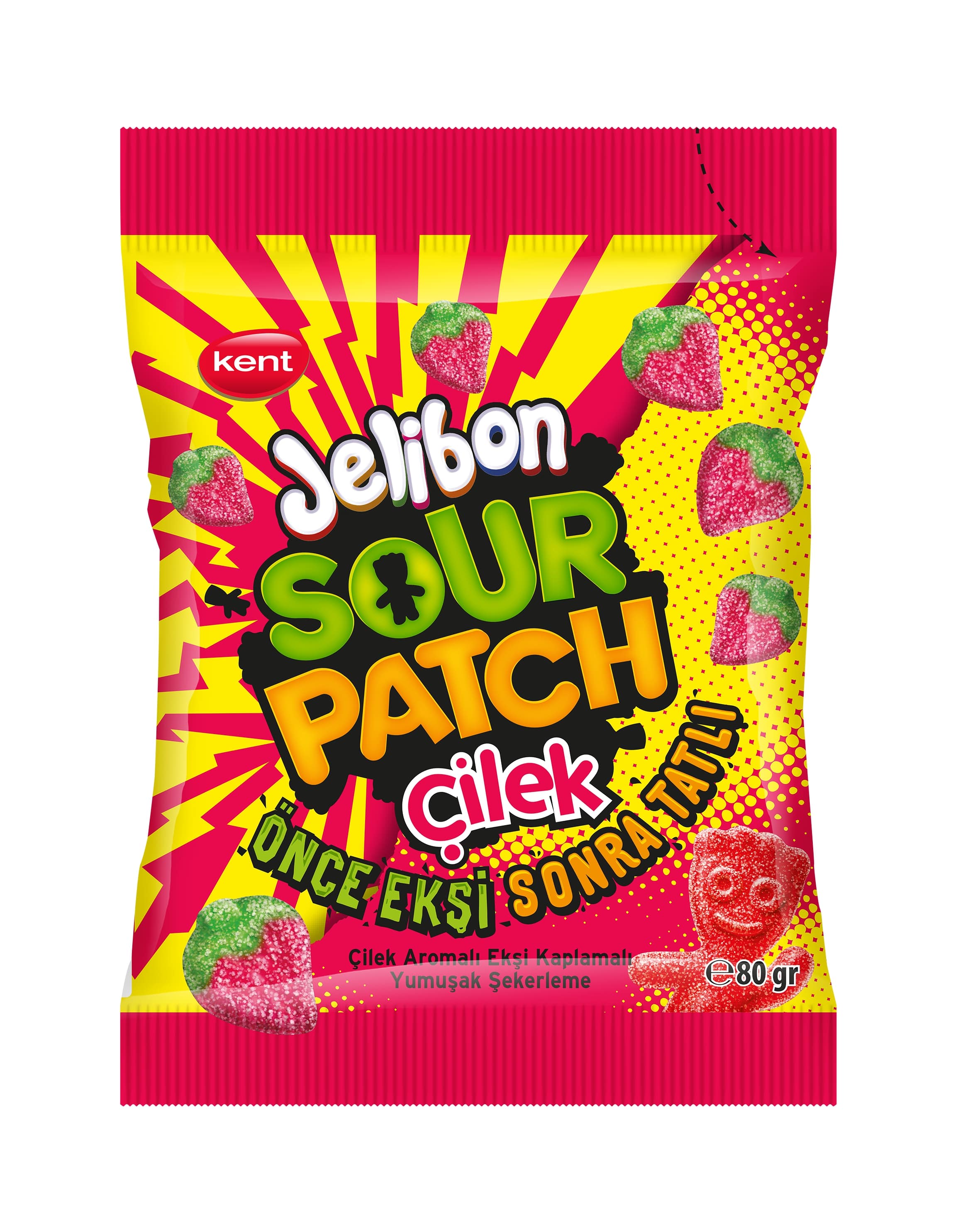 Kent sour patch strawberry 80g
