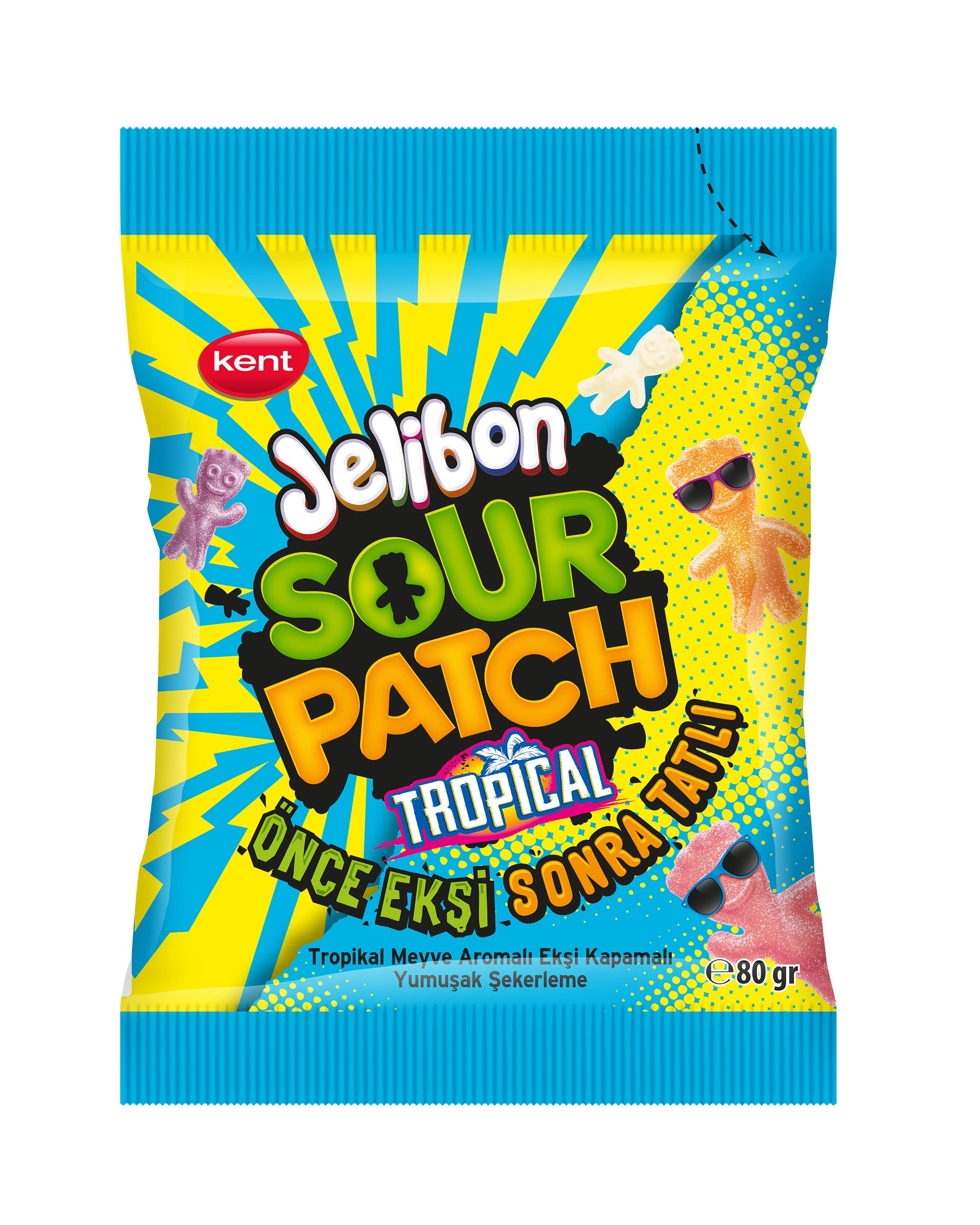 Kent sour patch tropical 80g