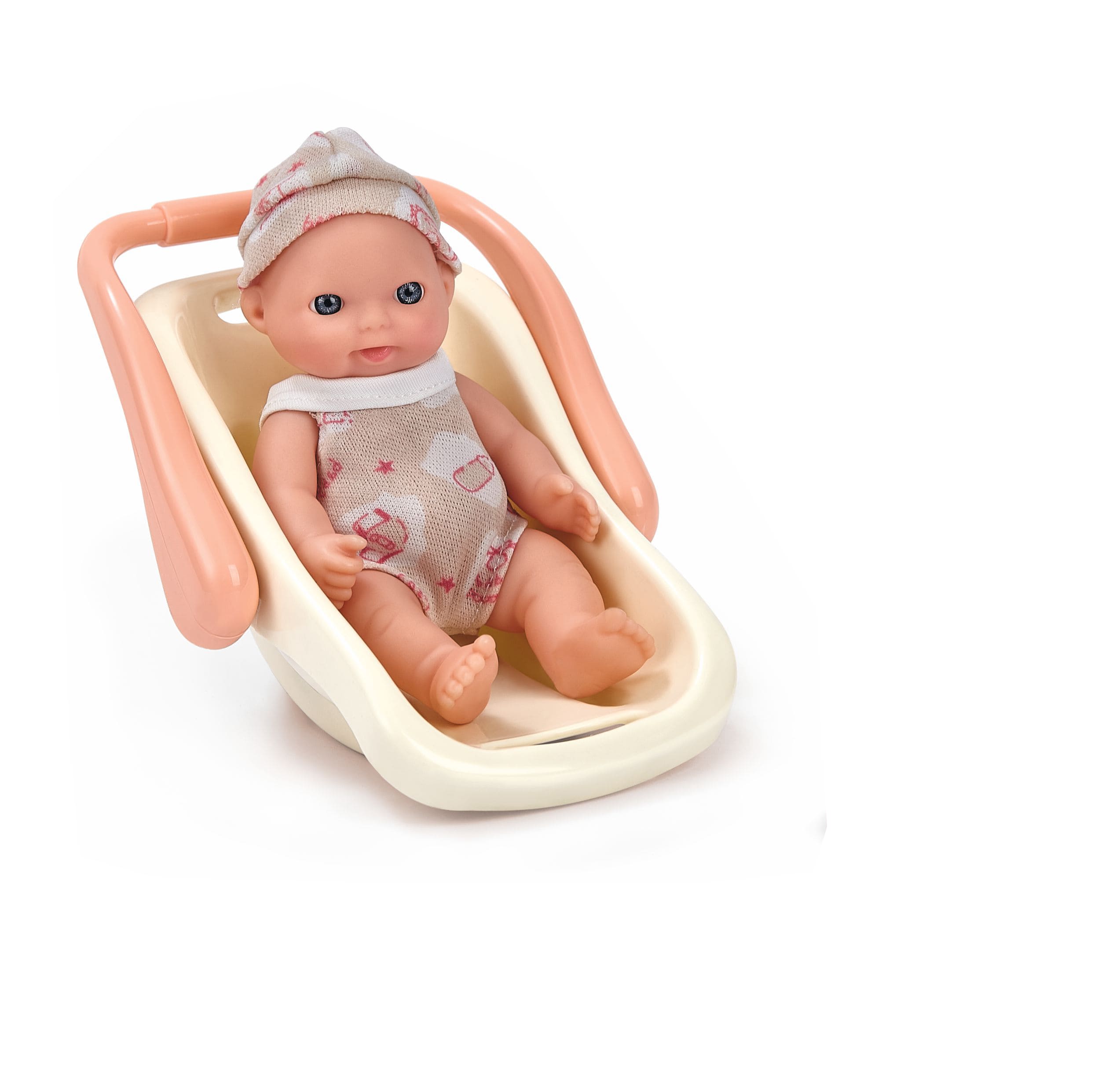 Cute&Cool lutka beba u sedištu, 15cm