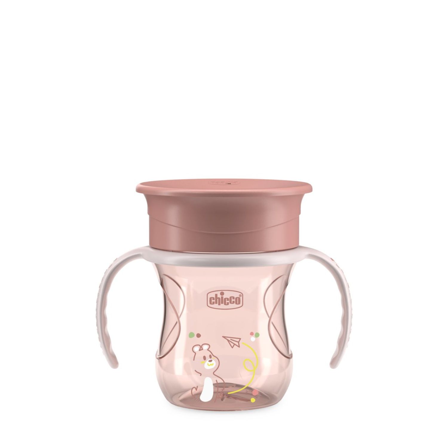Chicco no spill čaša Perfect 360 stepeni,12+,roze