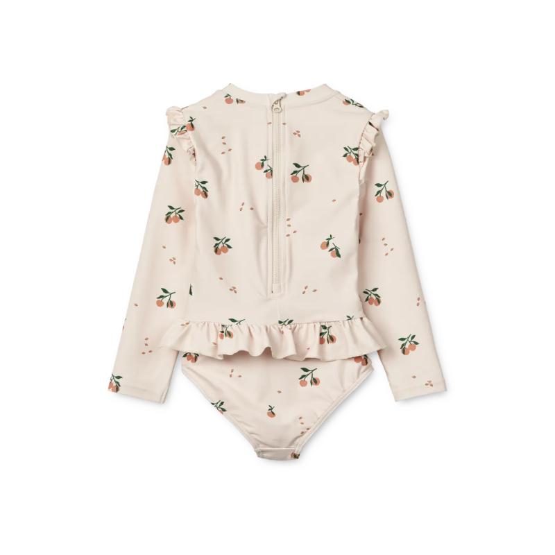 Liewood jednodelni kupaći Sille,Peach/Sea shell 