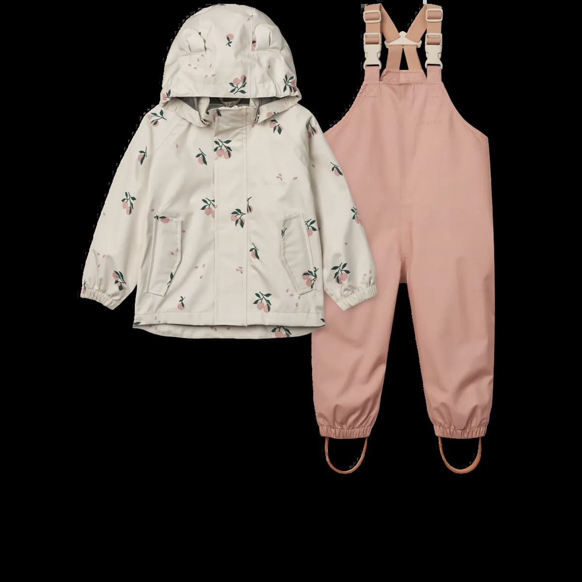 Liewood set garderobe za kišu Manu,Peach/Sea 