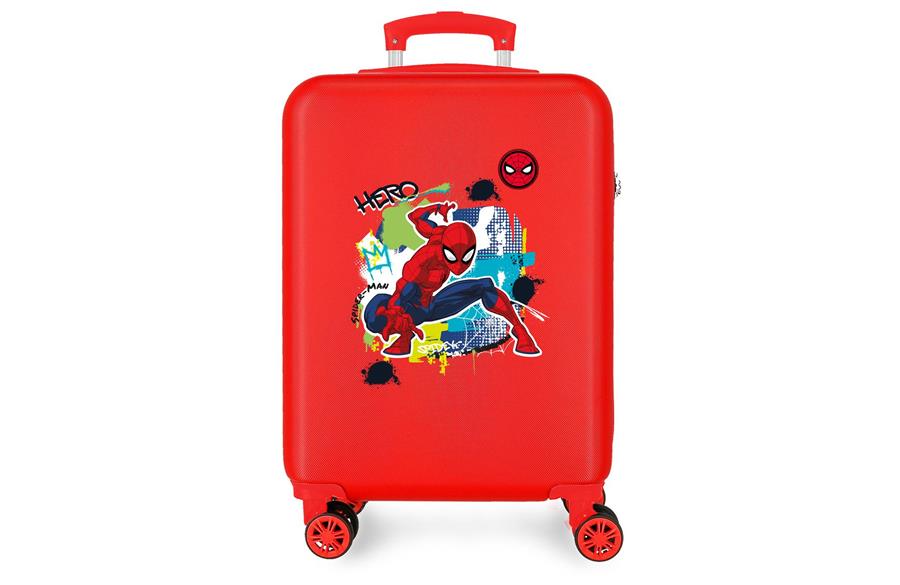 ABS Kofer 55cm sa 4 dupla točkića spiderman žuti 