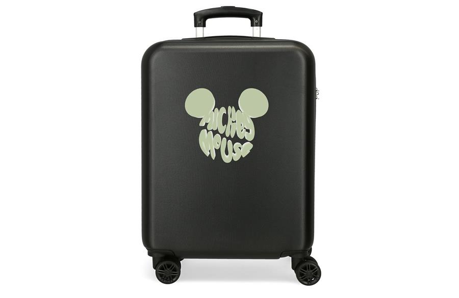 ABS Kofer 55cm sa 4 dupla točkića mickey crni