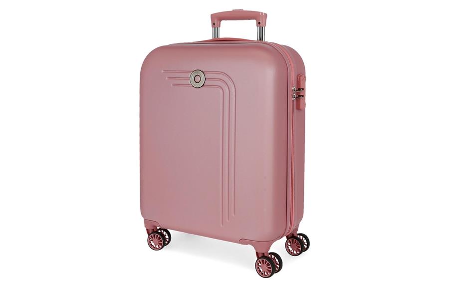 ABS Kofer 55cm sa 4 točkića roze