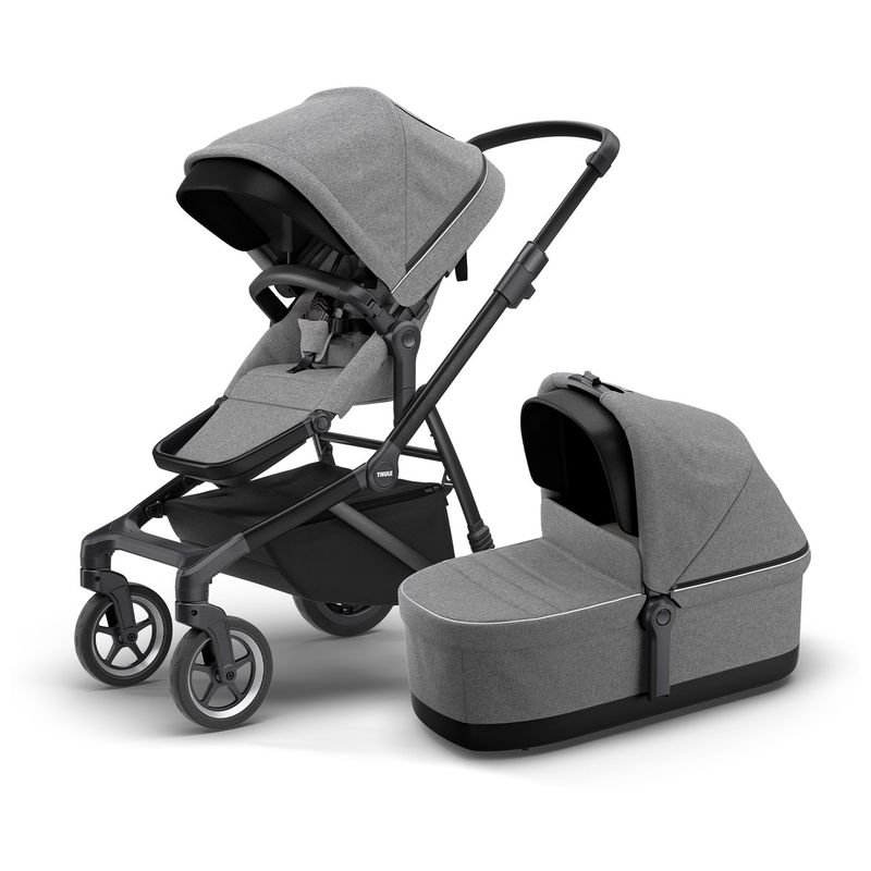 Thule duo sistem Sleek , Grey melange on Black