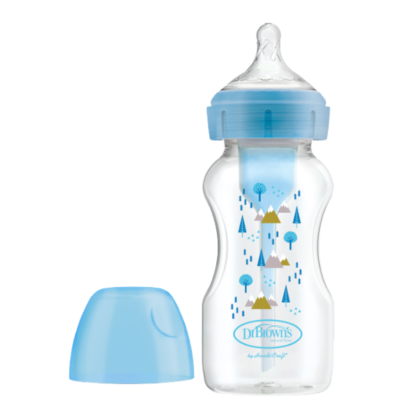 Dr.Browns plastična option+ flašica 270ml plava 