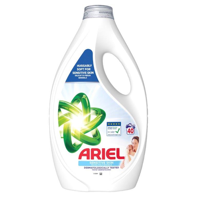 Ariel tečni deterdž.sensitive skin,1.8l, 40pranja