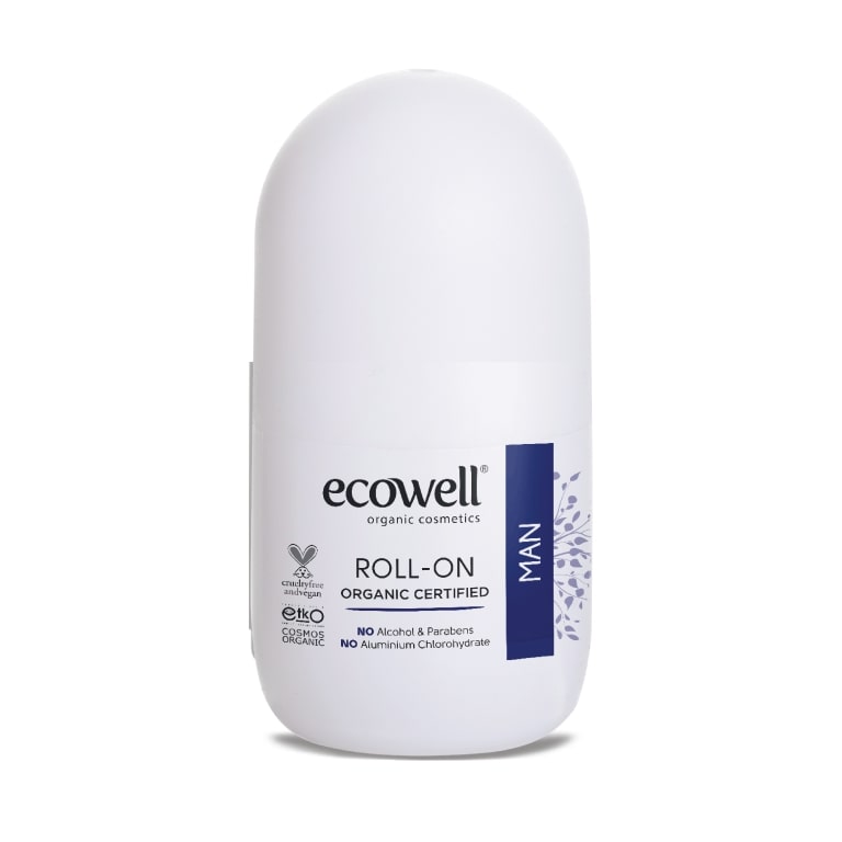Ecowell organski roll-on dezodorans za muškarce 