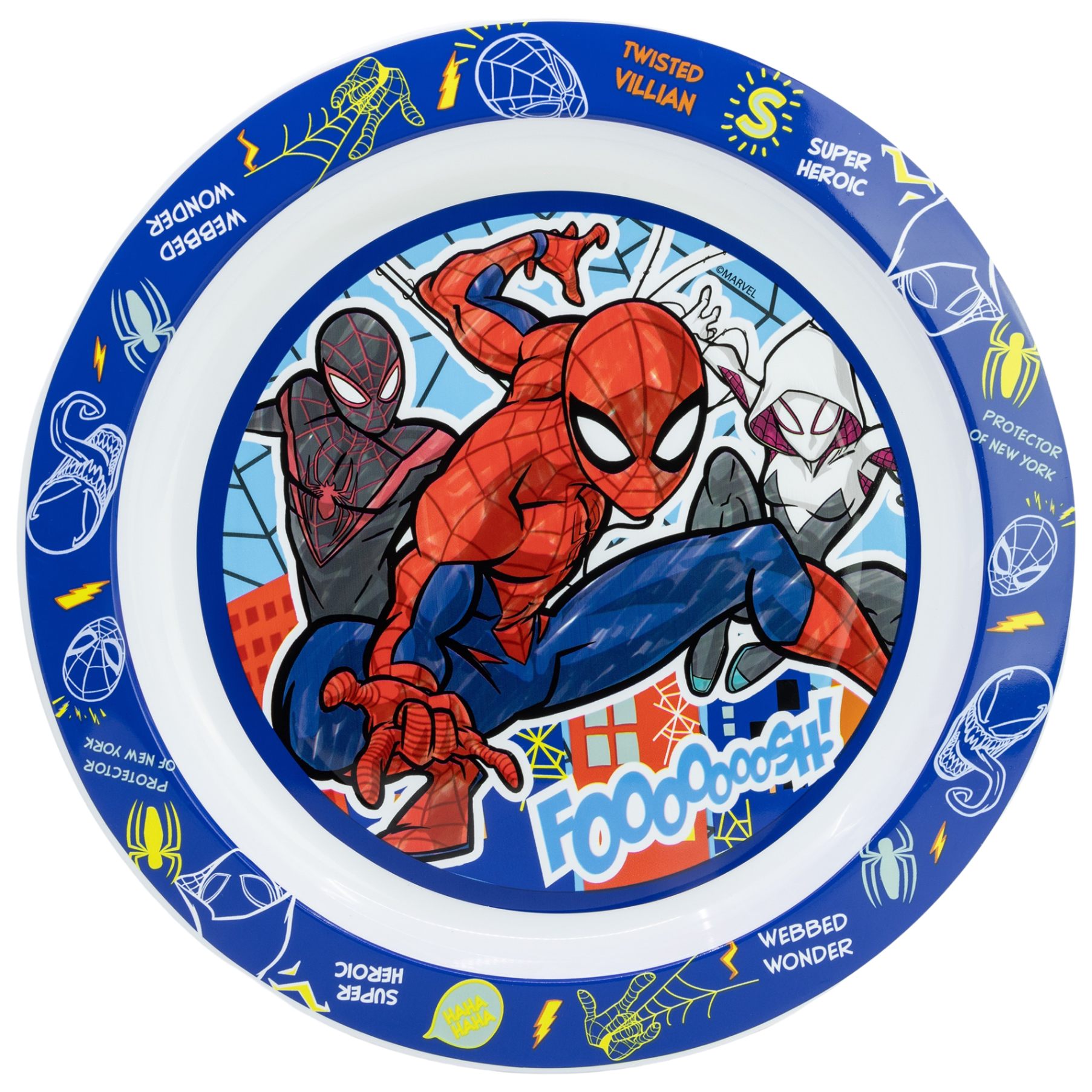 Stor dečiji tanjir Spiderman mob rules